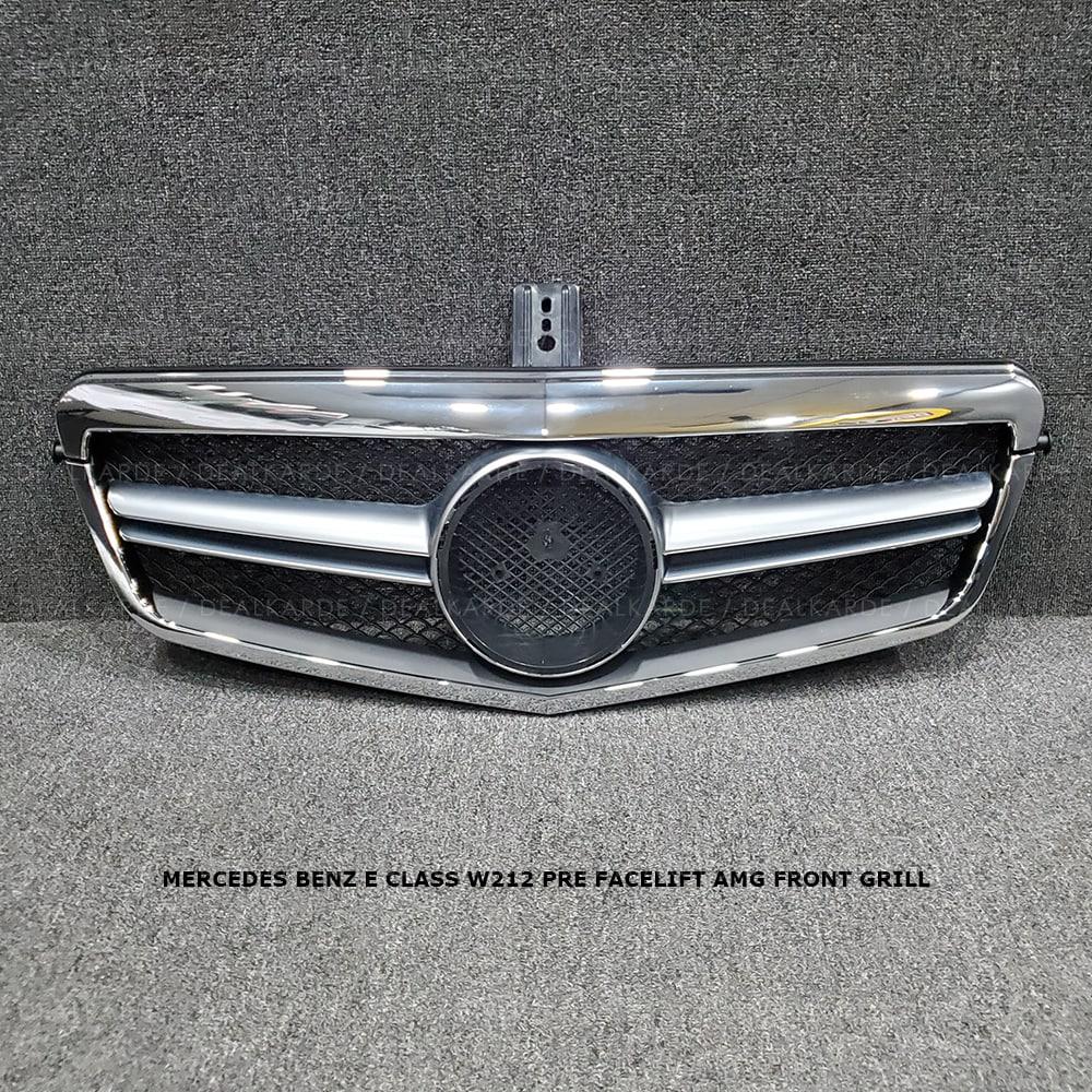 AMG Chrome Front Grill Compatible For Mercedes Benz E Class W212 Pre Facelift