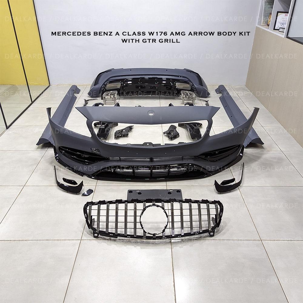 AMG Arrow Body Kit With GTR Front Grill Suitable For Mercedes Benz A Class W176