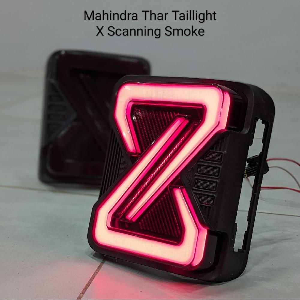 X Scanning Tail Light Suitable For Mahindra Thar
